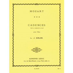 3 Cadenzas by J.Donjon for Concerto KV314