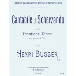 Cantabile and Scherzando, for Trombone and Piano