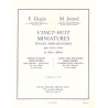 28 Miniatures etudes Preparatoires for Snare Drum