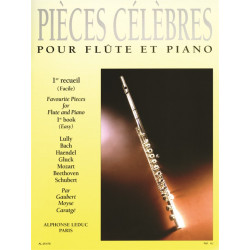 Pieces Celebres pour Flûte et Piano Vol. 1