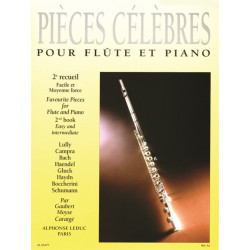 Pieces Celebres pour Flûte et Piano Vol. 2