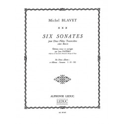 Michel Blavet  6 Sonates...