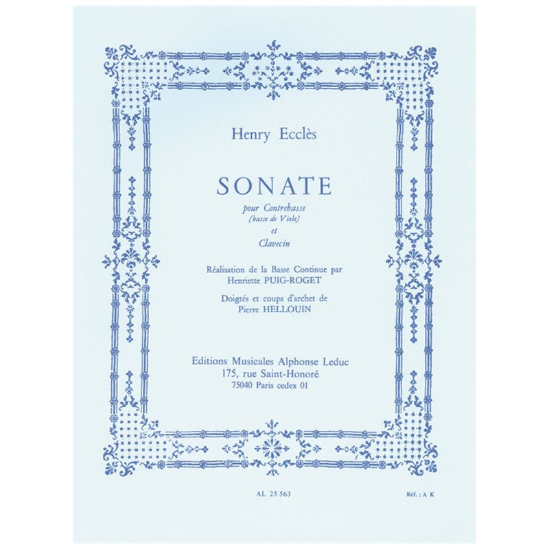 Sonate (Double Bass/Harpsichord)