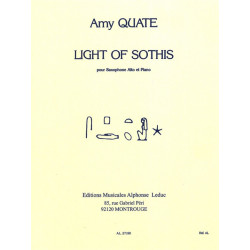 Light of Sothis for Alto Saxophone and Piano