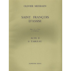 Saint Francois d'Assise (Act 2, Scene 6)