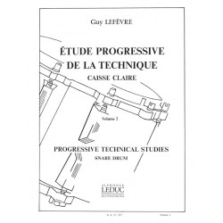 Etude Progressive de la Technique Volume 2