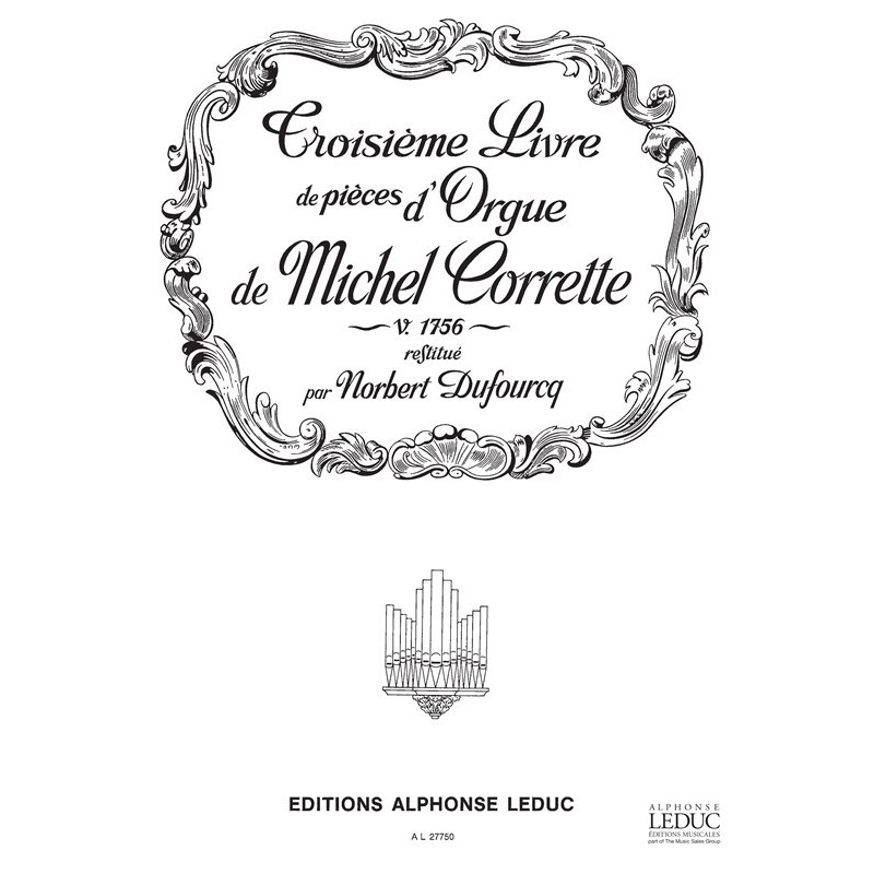 Michel Corrette  Livre d'Orgue Vol.3, Part 1