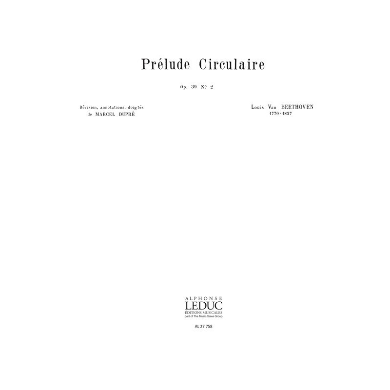 Prelude circulaire Op.39, No.2