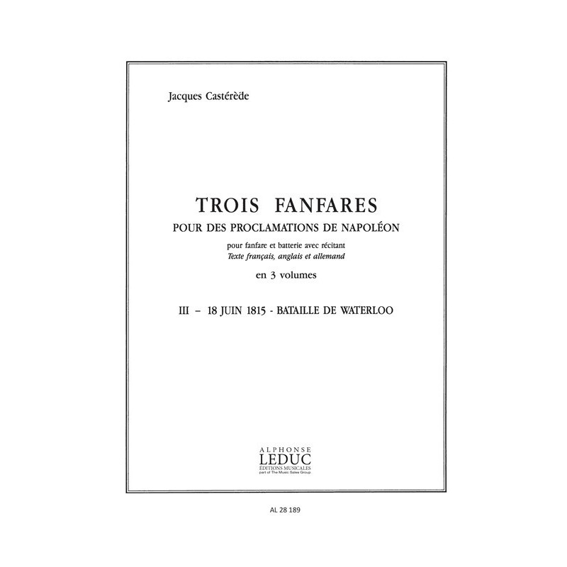 3 Fanfares pour des Proclamations de Napoleon v 3