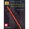 Medieval And Renaissance Music For Recorder