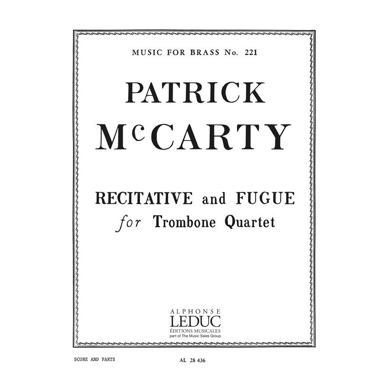 Patrick McCarty  Recitative and Fugue