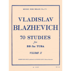 70 Studies for Bb Flat Tuba...