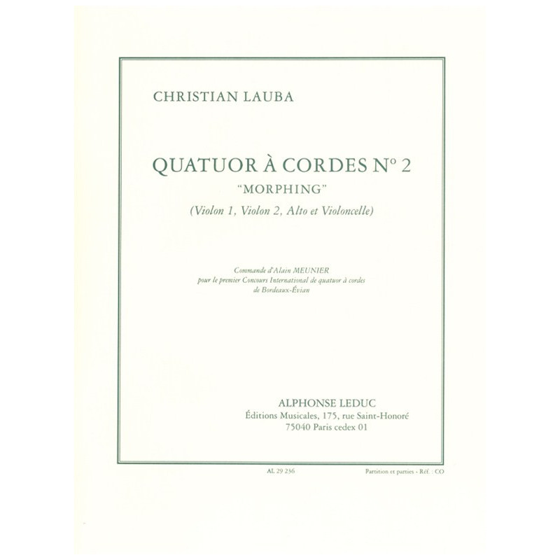 Quatuor A Cordes N02