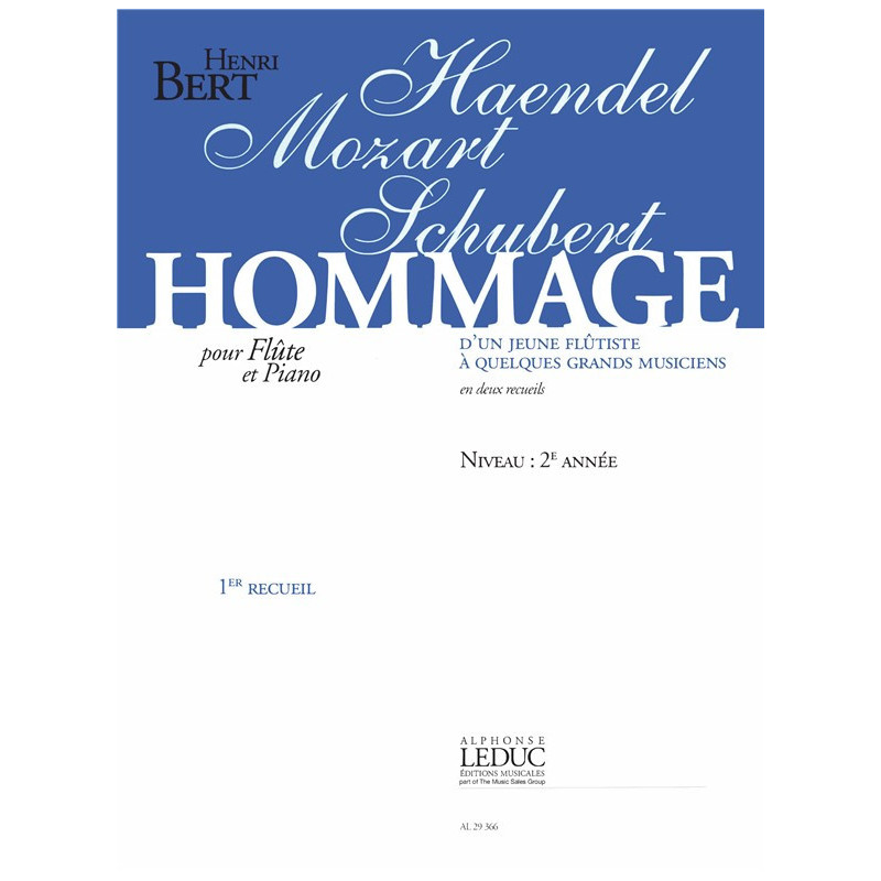 Henri Bert  Hommage dun jeune Flûtiste Vol.1