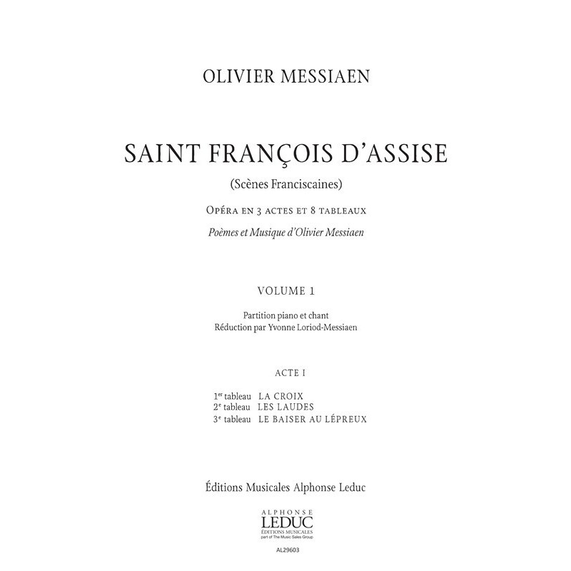 Saint Francois d'Assise - Volume 1