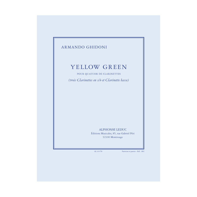 Armando Ghidoni  Yellow Green