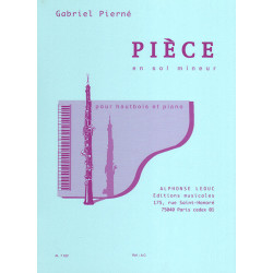 Piece in G minor (Oboe and...