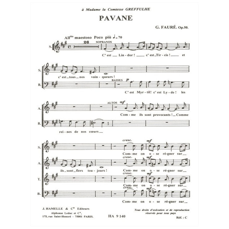 Pavane Op.50