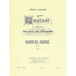 Gabriel Faure  Quatuor No.2, Op.45 in G minor