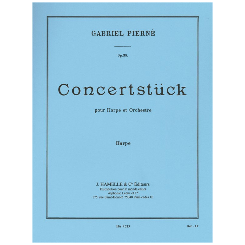 Pierne Concertstuck Op 39 Harp Part