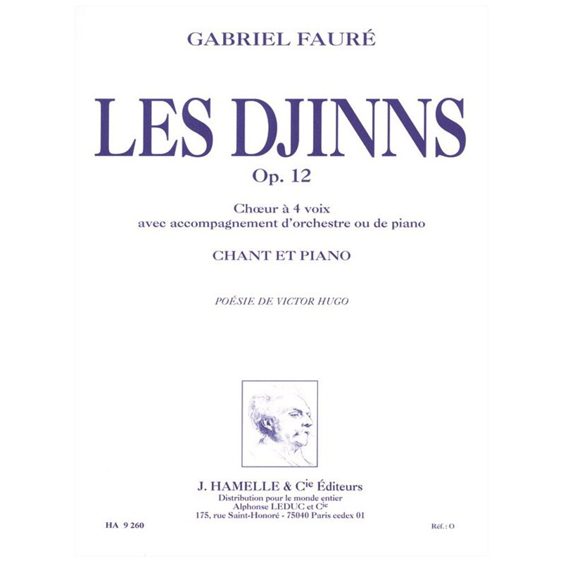 Les Djinns, Op. 12 for Choir and Piano
