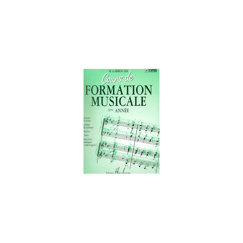 Cours de formation musicale Vol.3