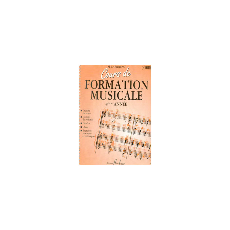 Cours de formation musicale Vol.4