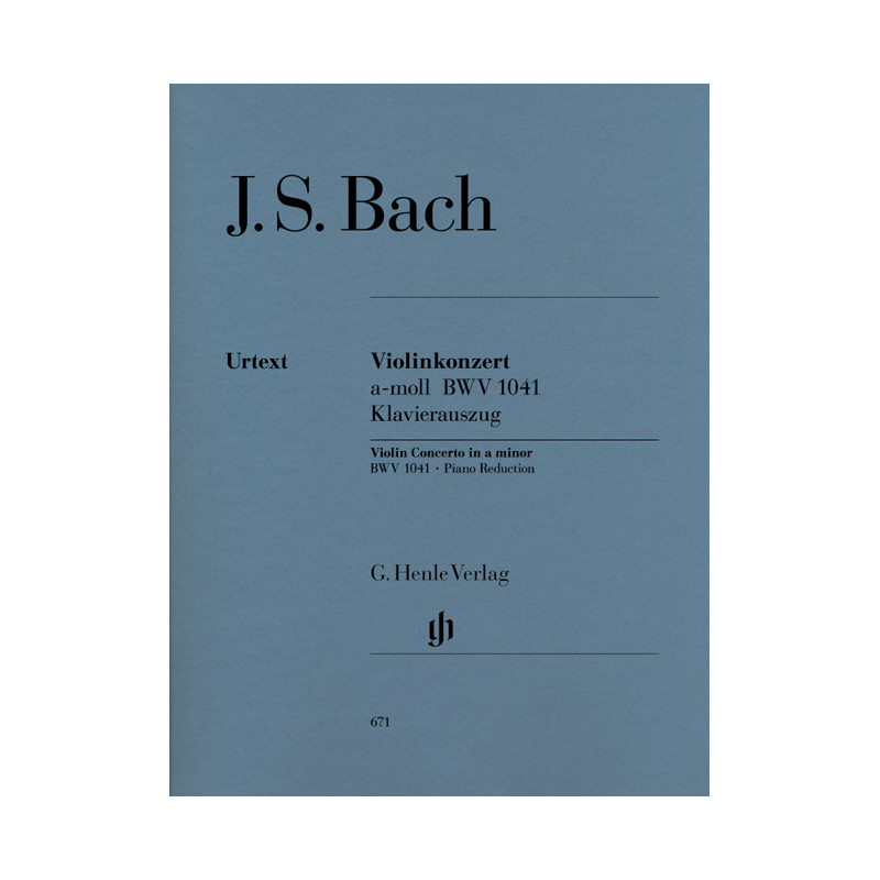 Violin Concerto In A Minor BWV 1041
