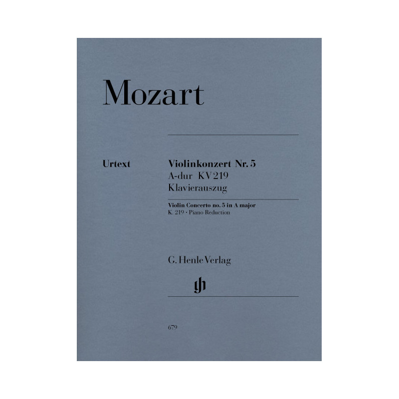 Violin Concerto no. 5 A major K. 219