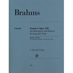 Clarinet Sonatas Op.120 Arranged For Viola