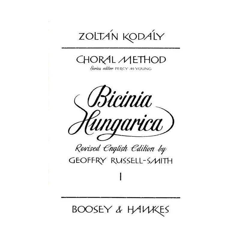 Bicinia Hungarica Volume 1