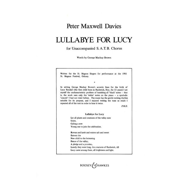 Lullabye for Lucy
