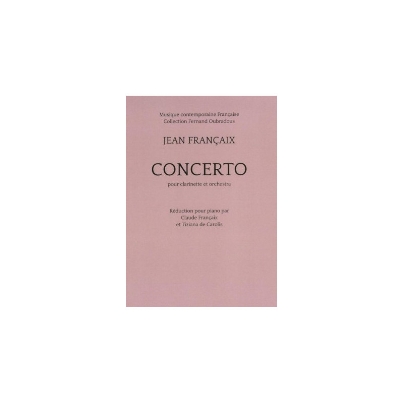 Concerto For Clarinet (Piano Reduction)
