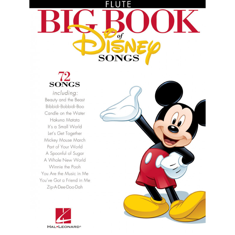 The Big Book of Disney Songs (Flute)