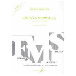 Dictees Musicales Volume 1...