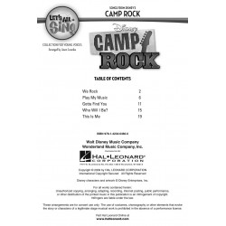 Let's all sing songs from Disney's Camp (10 Pack)