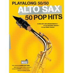 Playalong 50,50: Alto Sax - 50 Pop Hits