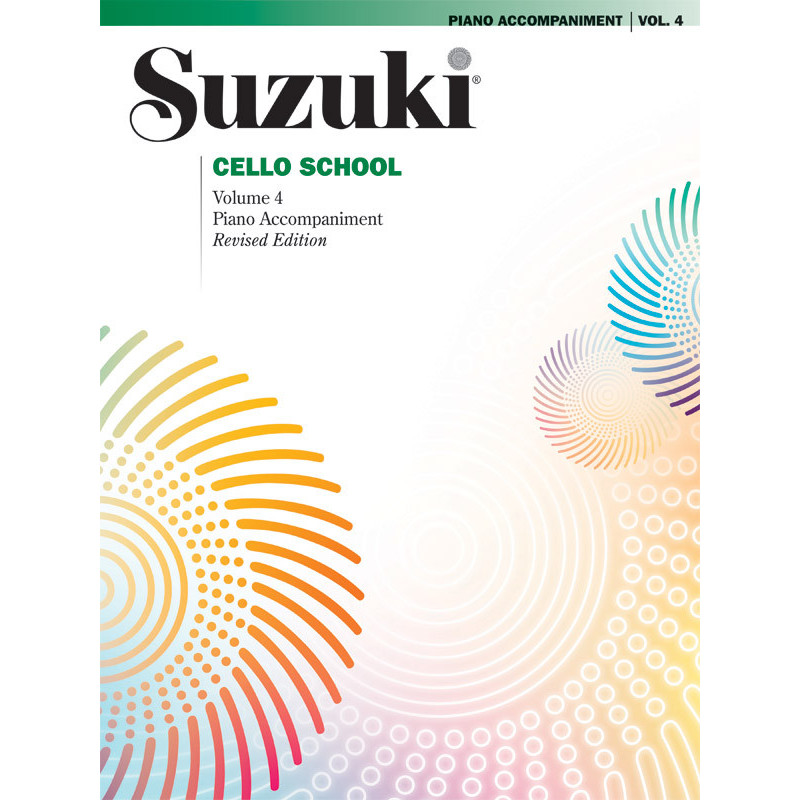 Suzuki Cello School Piano Acc., Volume 4 (Revised)