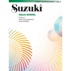 Suzuki Cello School Piano Acc., Volume 5 (Revised)