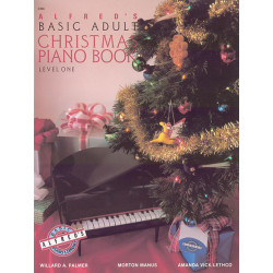 Alfred's Basic Adult Piano Course Christmas Book 1