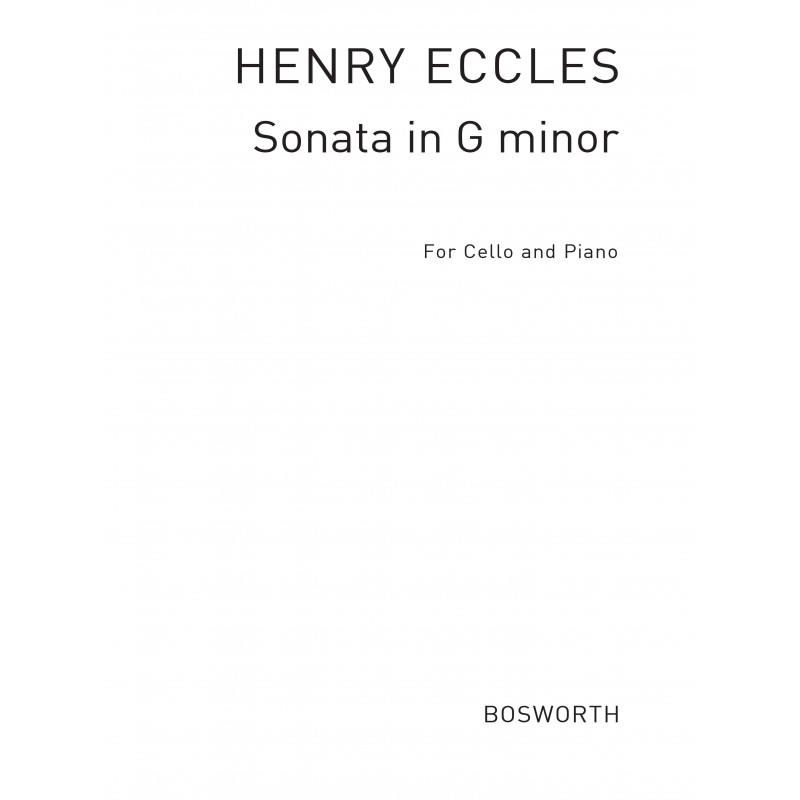 Sonata In G Minor For Cello And Piano