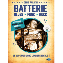 Batterie: Blues, Funk, Rock