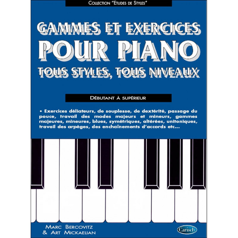 Gammes et Exercices pour Piano