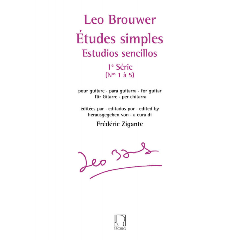 Études simples - Estudios sencillos (Série 1)
